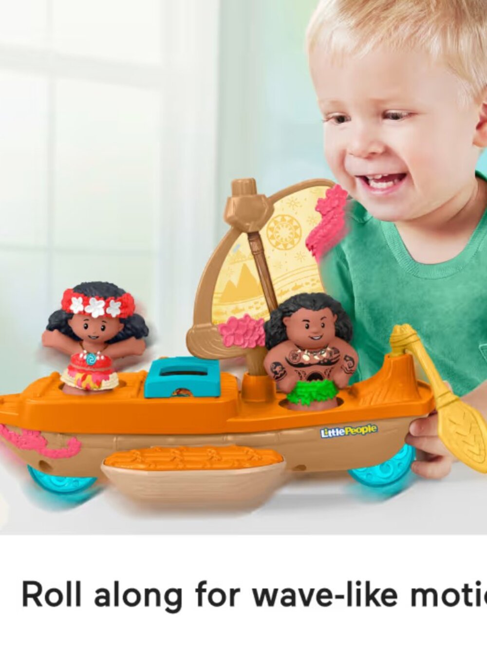 New Fisher Price Little People Disney Princess Moana Boat NIB